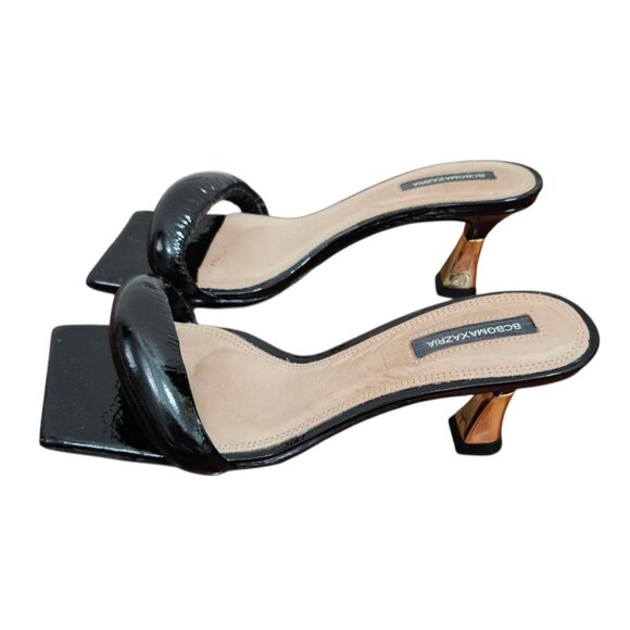 BCBGMAXAZRIA Women's Favari Mid Heel Dress Sandal Women's Shoes In Black 8.5 - Picture 7 of 13